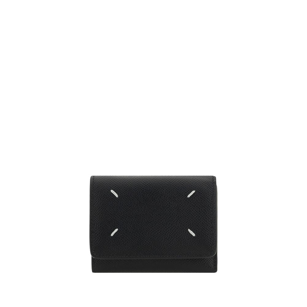 Margiela Black Calf Leather Bos Taurus Wallet | Regal Royce