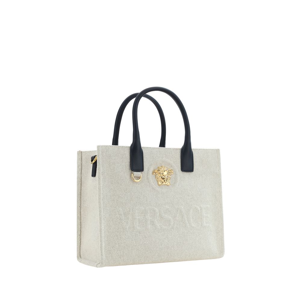Versace Cream Cotton Shoulder Bag | Regal Royce