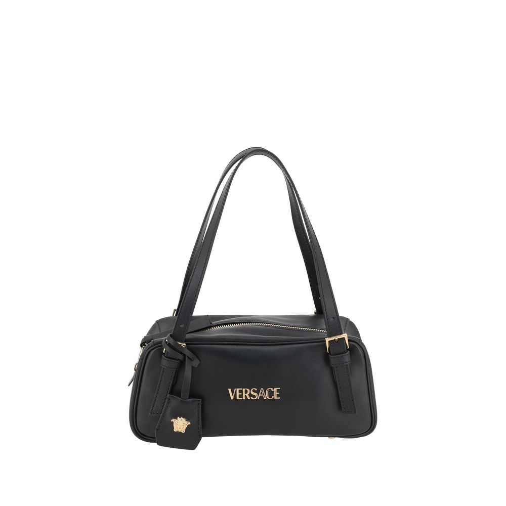Versace Black Lamb Ovis Aries Aries Shoulder Bag | Regal Royce