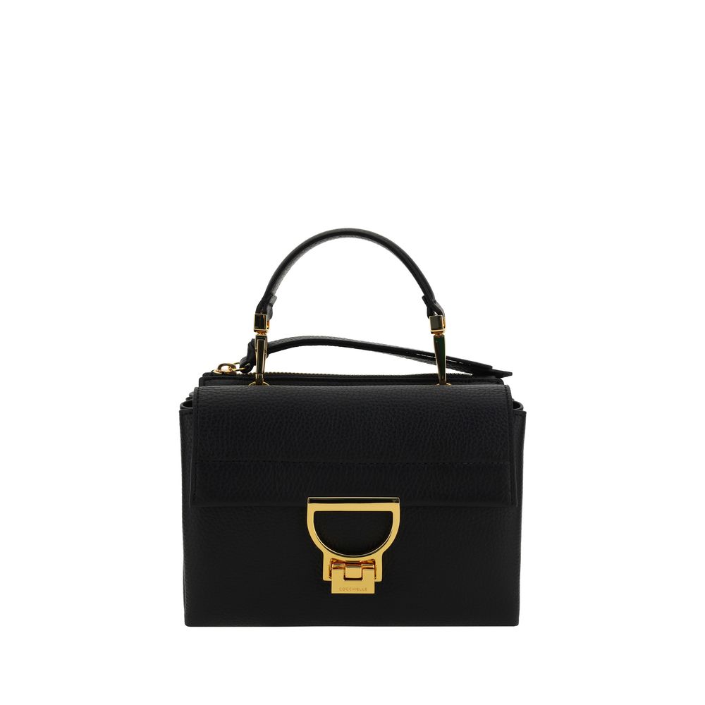 Coccinelle Black Calf Leather Bos Taurus Handbag | Regal Royce