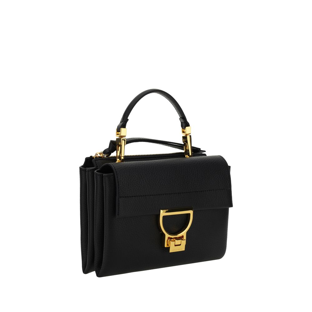 Coccinelle Black Calf Leather Bos Taurus Handbag | Regal Royce