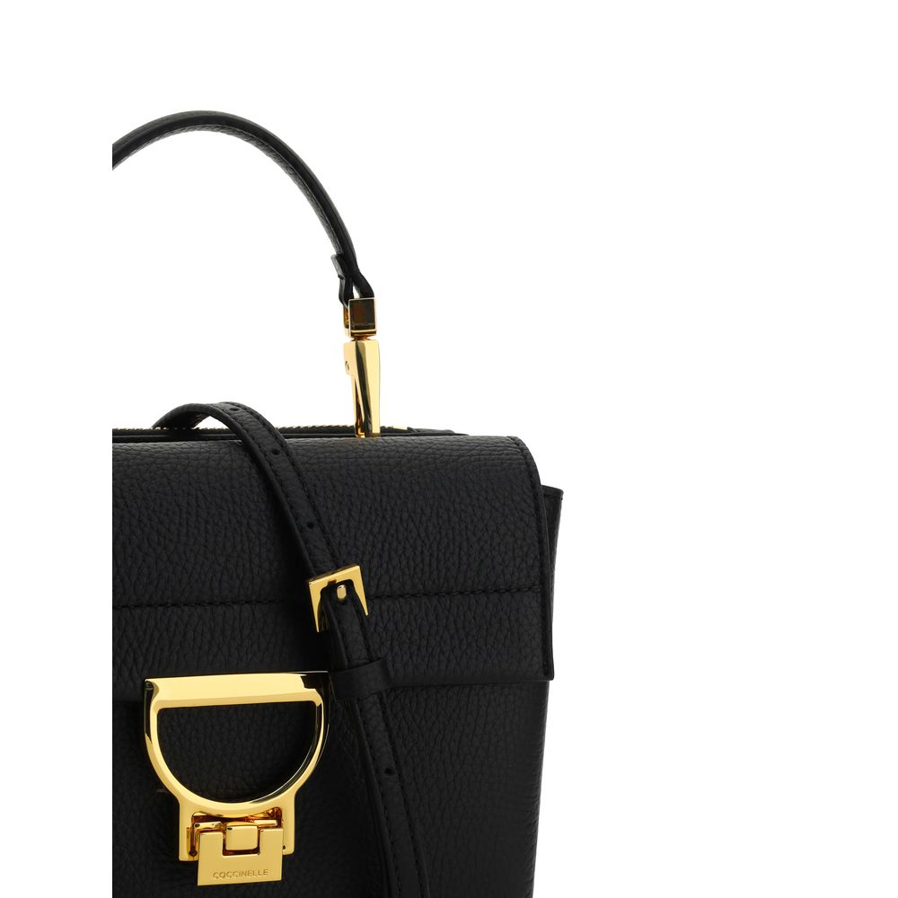 Coccinelle Black Calf Leather Bos Taurus Handbag | Regal Royce