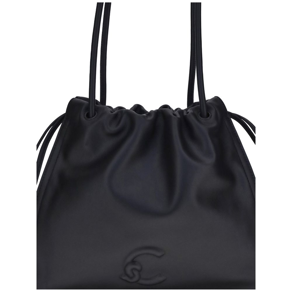 Coccinelle Black Calf Leather Bos Taurus Handbag | Regal Royce