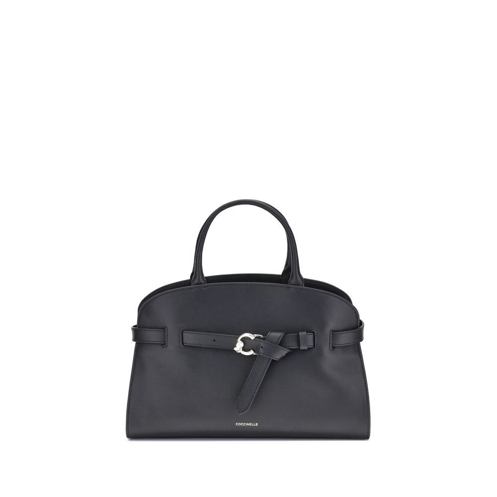 Coccinelle Black Calf Leather Bos Taurus Handbag | Regal Royce