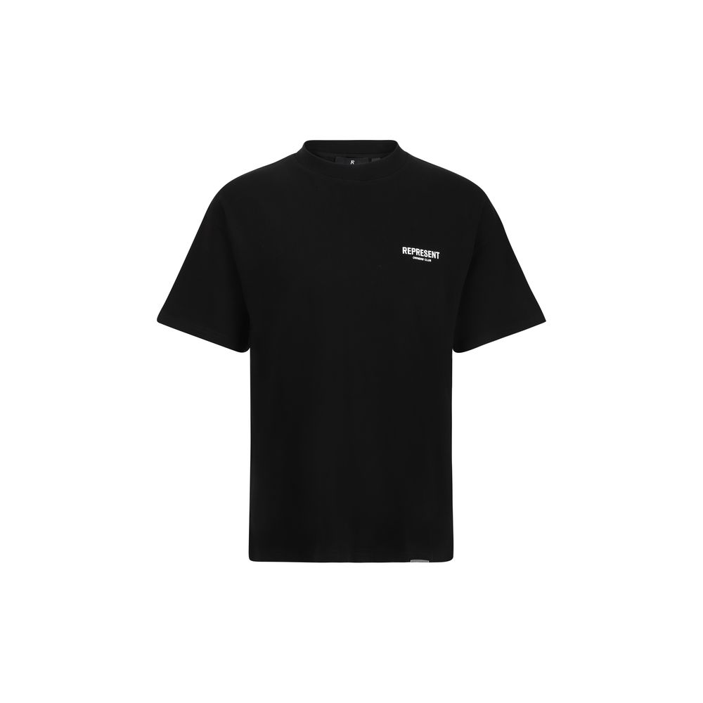 Represent Black Cotton T-Shirt | Regal Royce