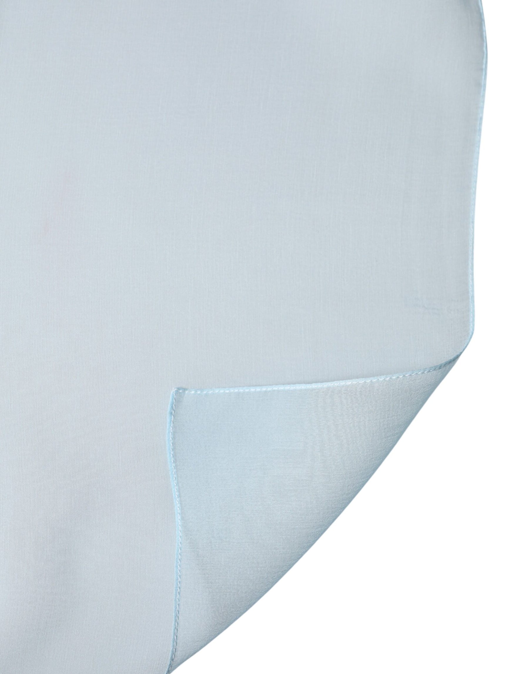 Dolce & Gabbana Light Blue Stole Silk Neck Wrap Shawl Scarf | Regal Royce
