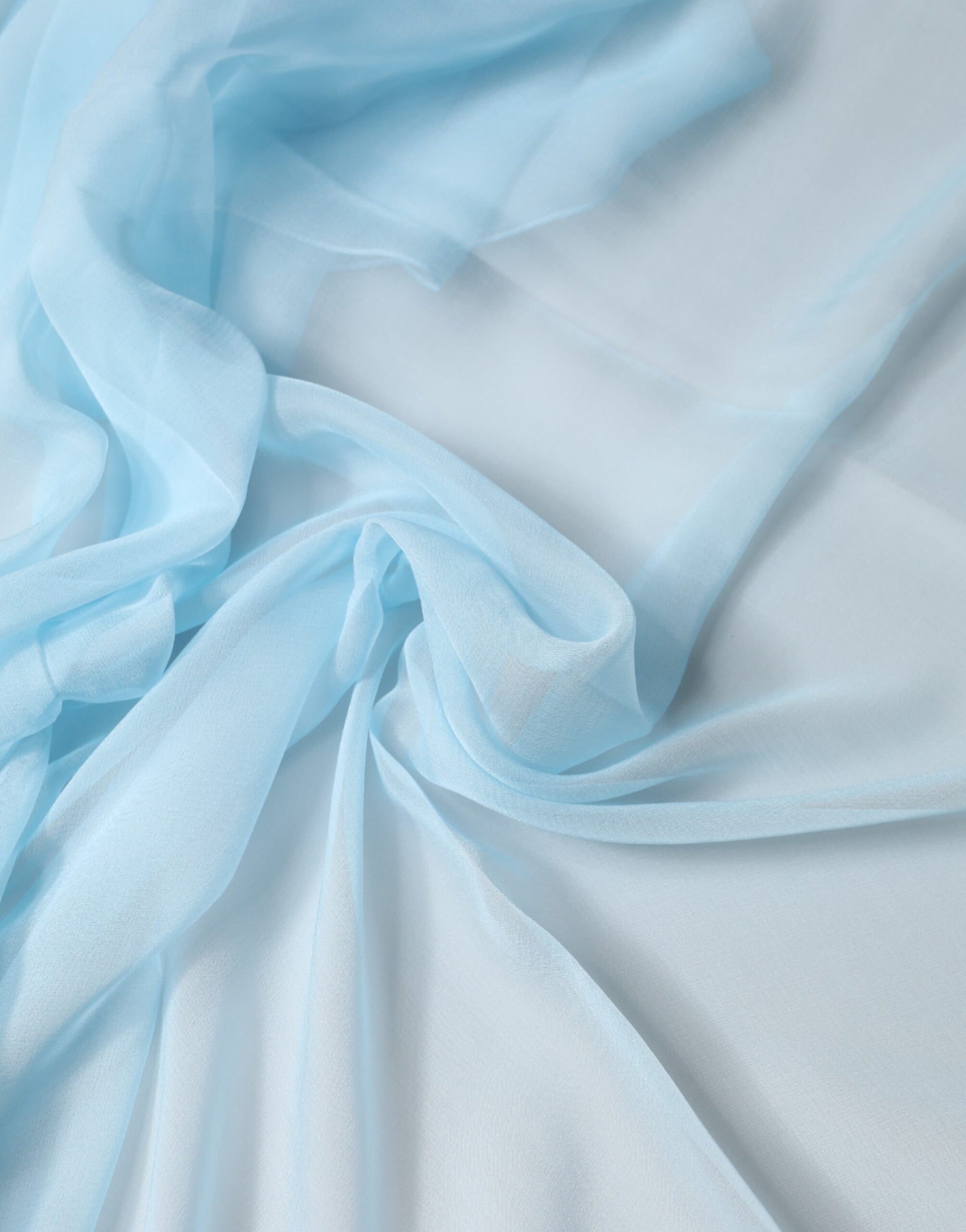 Dolce & Gabbana Light Blue Stole Silk Neck Wrap Shawl Scarf | Regal Royce