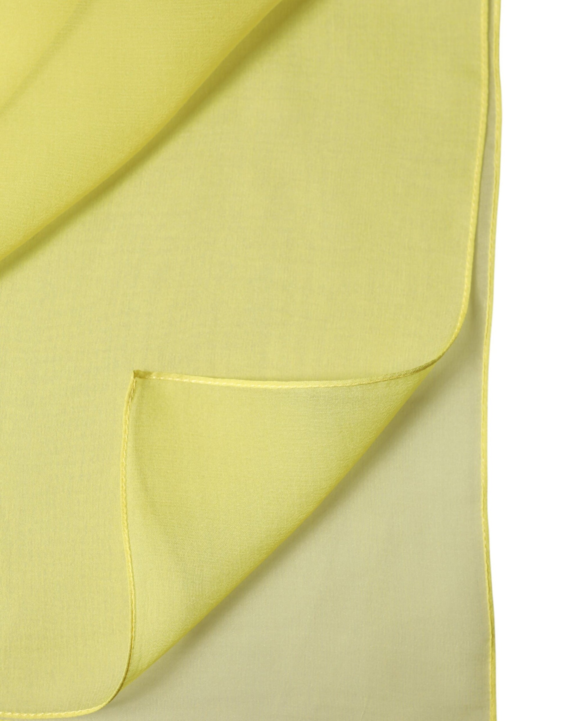 Dolce & Gabbana Yellow Stole Silk Neck Wrap Shawl Men  Scarf | Regal Royce