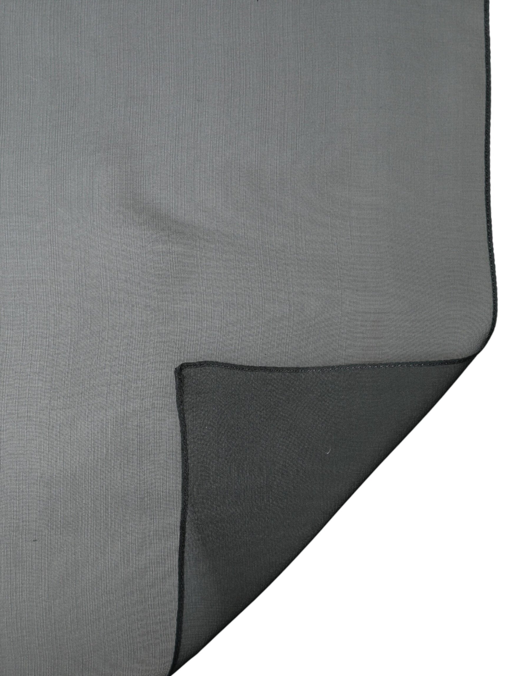 Dolce & Gabbana Dark Green Stole Silk Neck Wrap Shawl  Scarf | Regal Royce