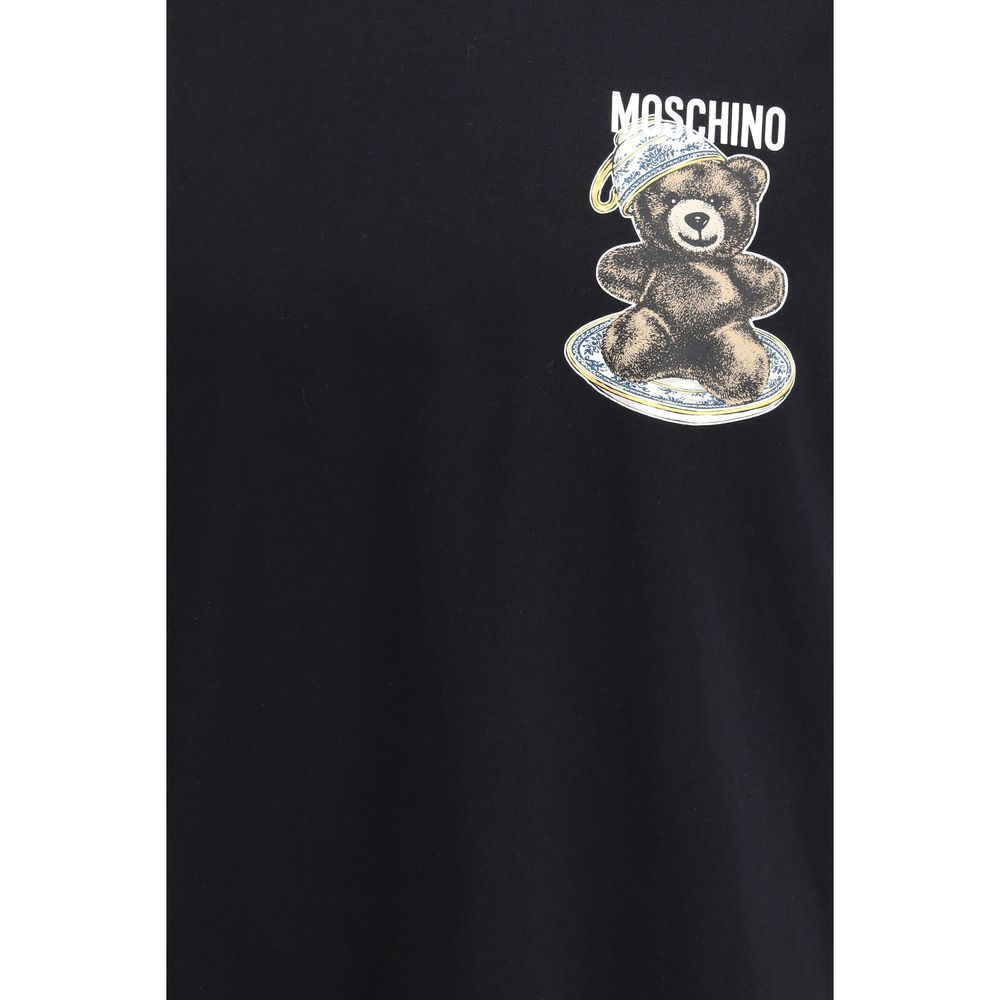 Moschino Black Cotton T-Shirt | Regal Royce