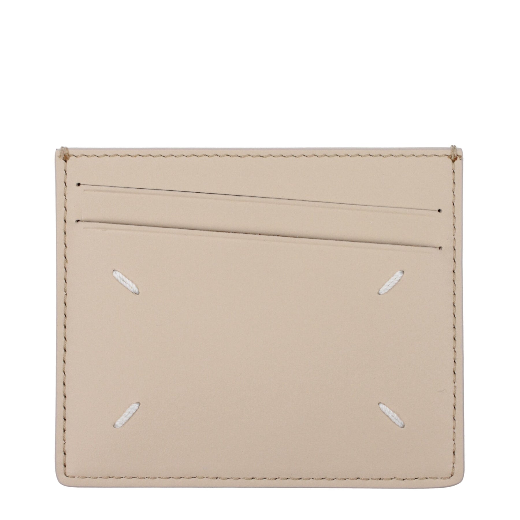 Maison Margiela Beige Leather Cardholder | Regal Royce