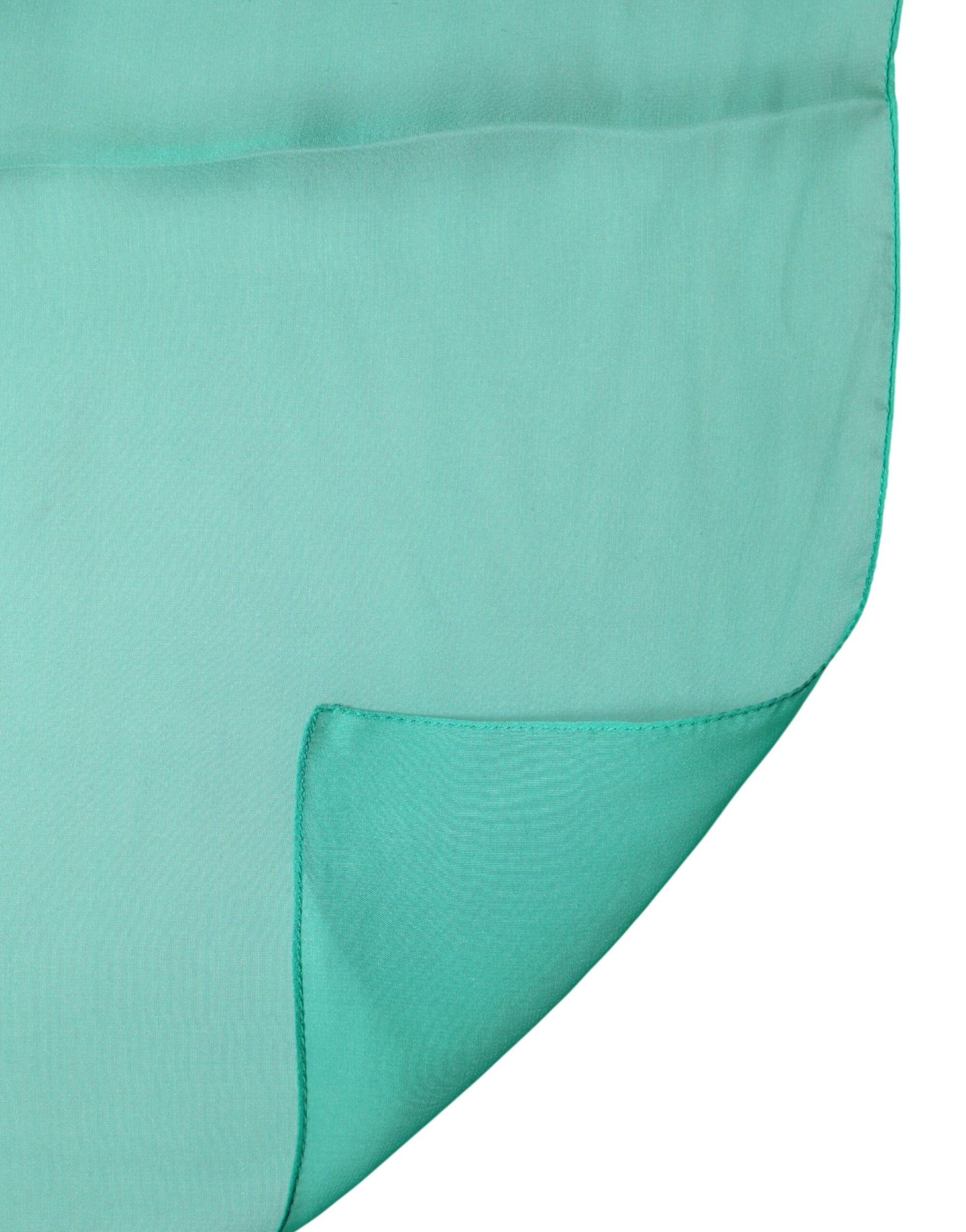 Dolce & Gabbana Green Stole Silk Neck Wrap Shawl Scarf | Regal Royce