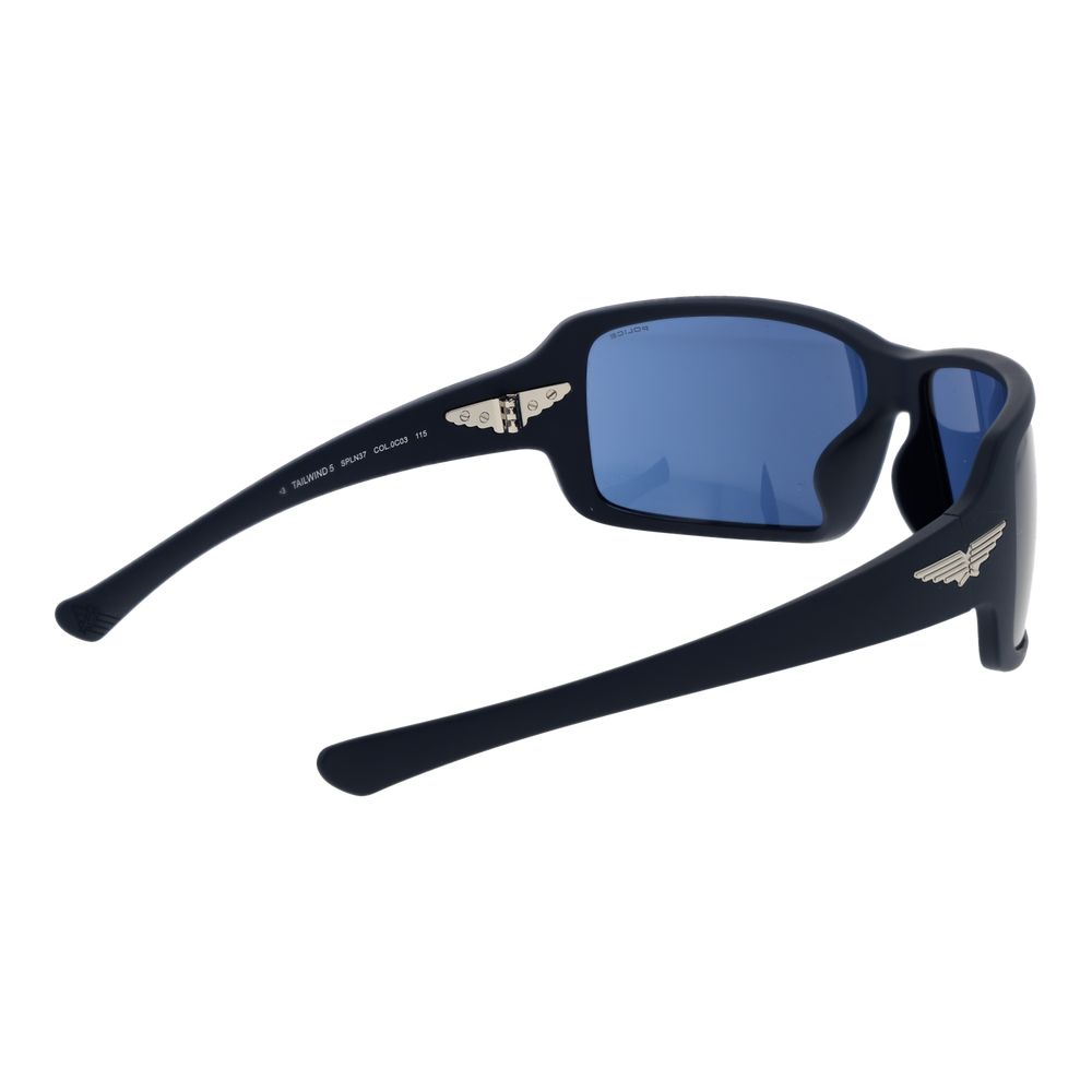 Police Blue Plastic Sunglasses | Regal Royce