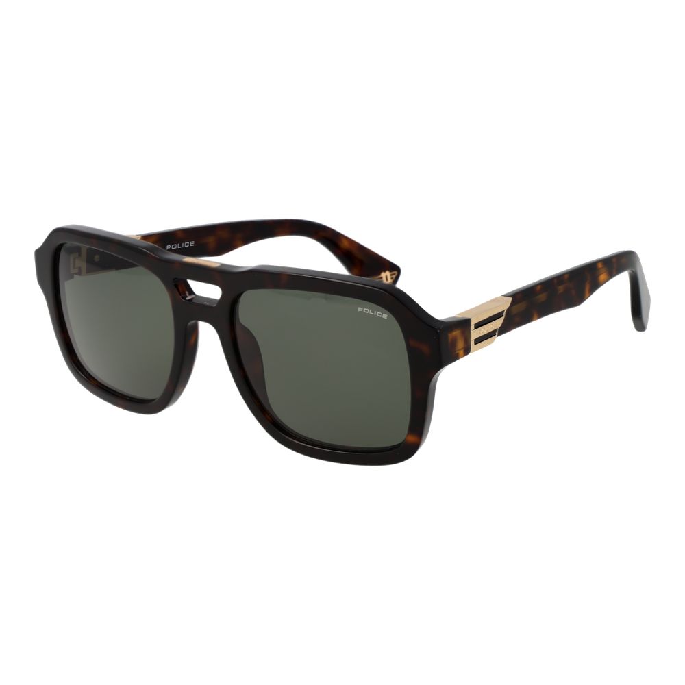 Police Brown Cellulose Acetate Sunglasses | Regal Royce