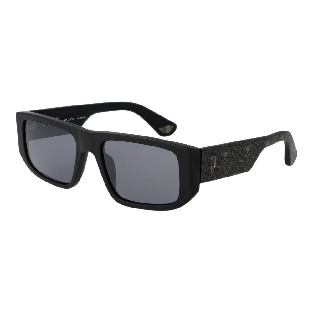 Police Black Cellulose Acetate Sunglasses | Regal Royce