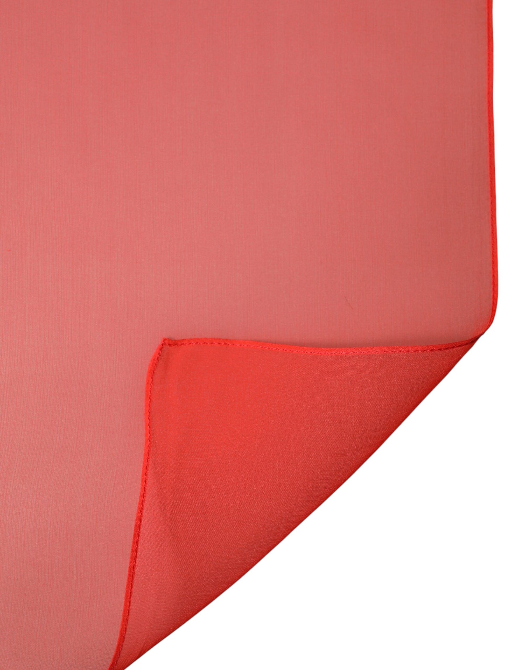 Dolce & Gabbana Red Stole Silk Neck Wrap Shawl Scarf | Regal Royce