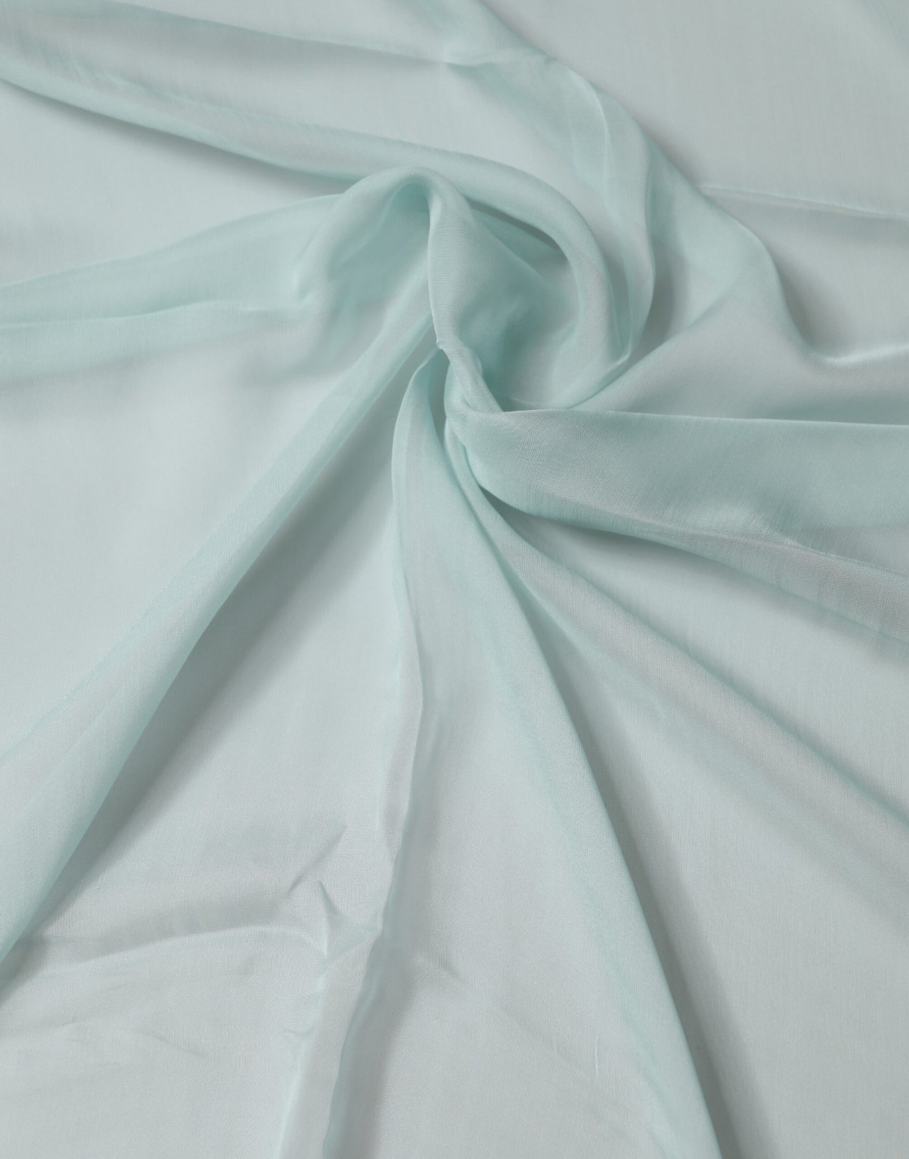 Dolce & Gabbana Light Teal Silk Stole Neck Wrap Shawl  Scarf | Regal Royce