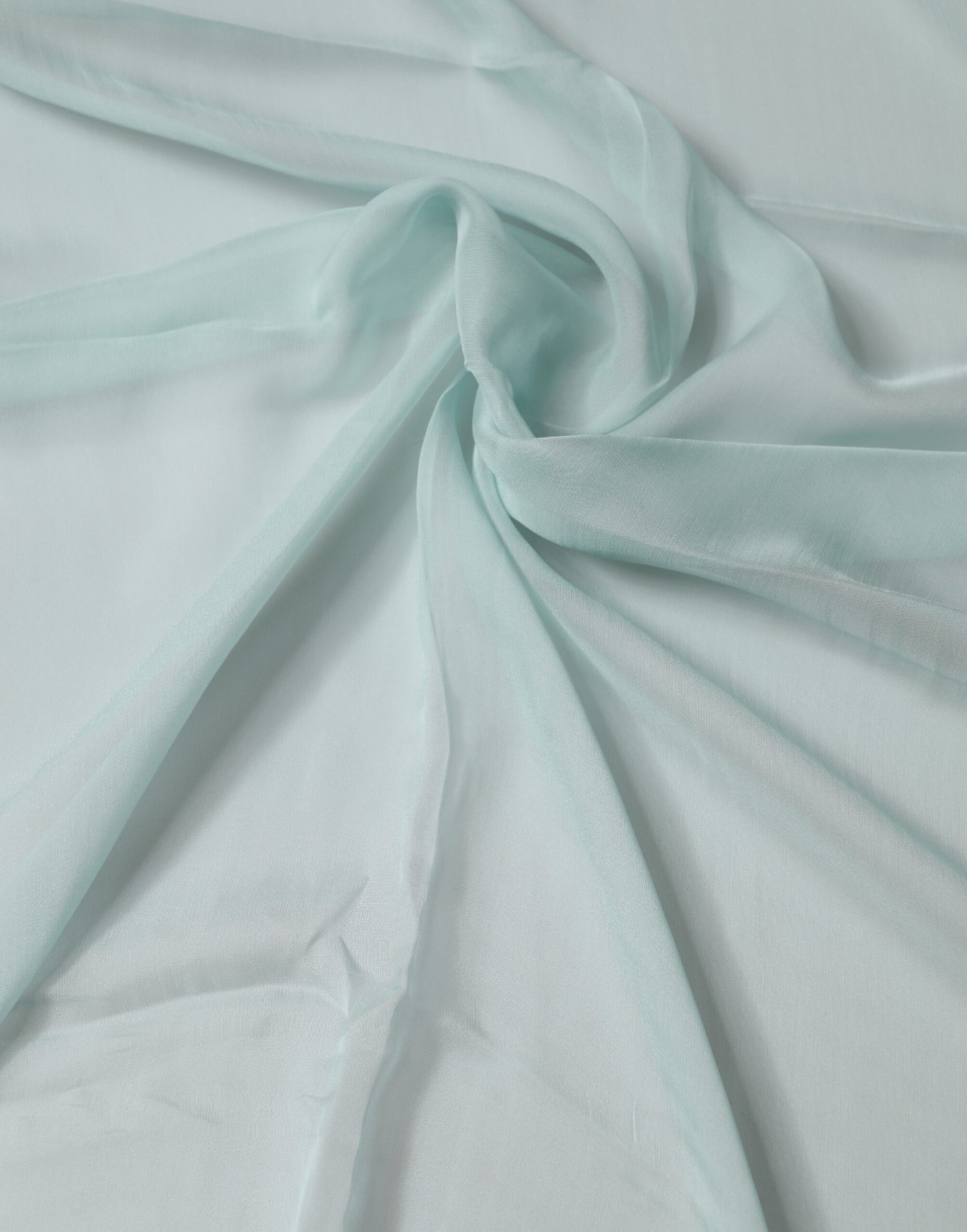 Dolce & Gabbana Light Teal Silk Stole Neck Wrap Shawl  Scarf | Regal Royce