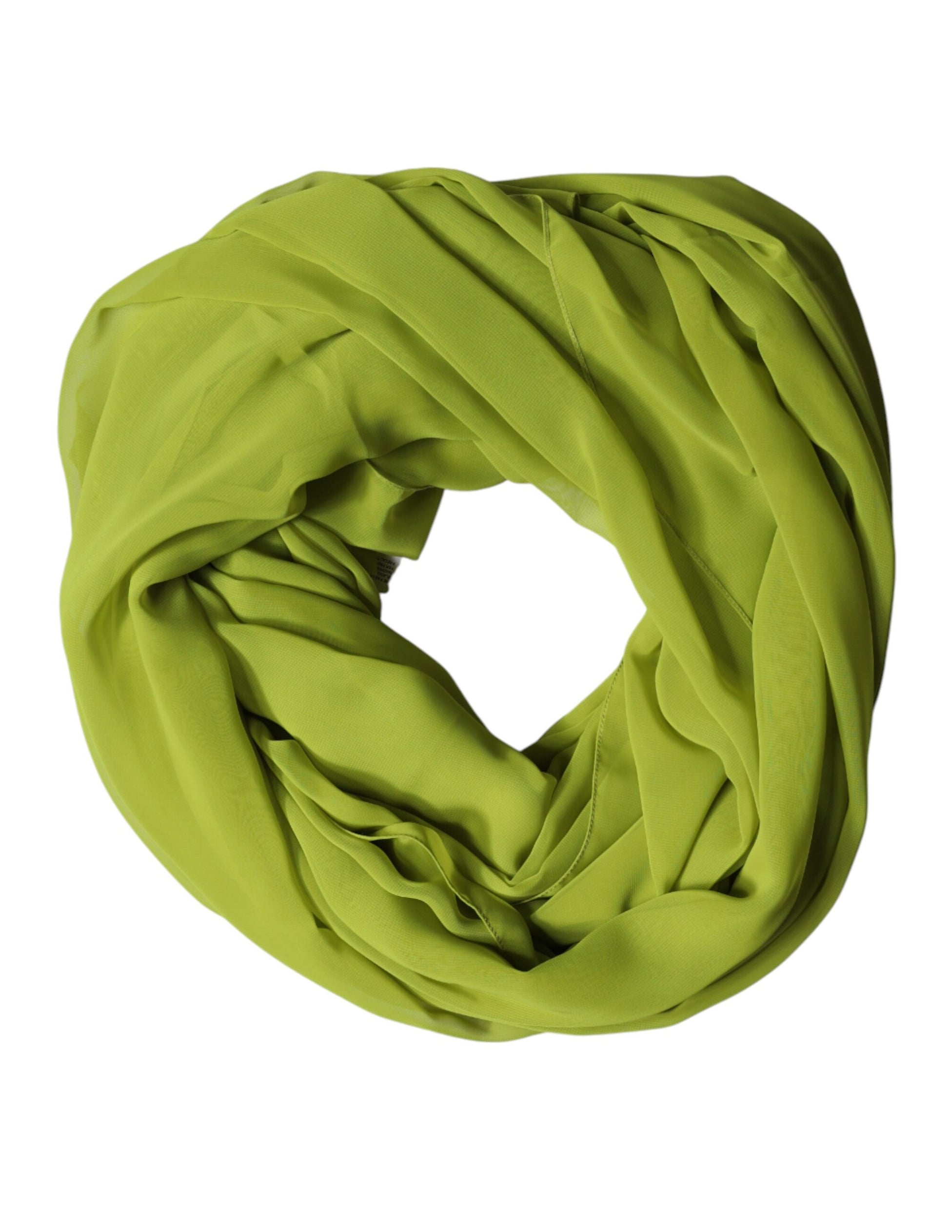 Dolce & Gabbana Green Polyester Stole Neck Wrap Shawl  Scarf | Regal Royce