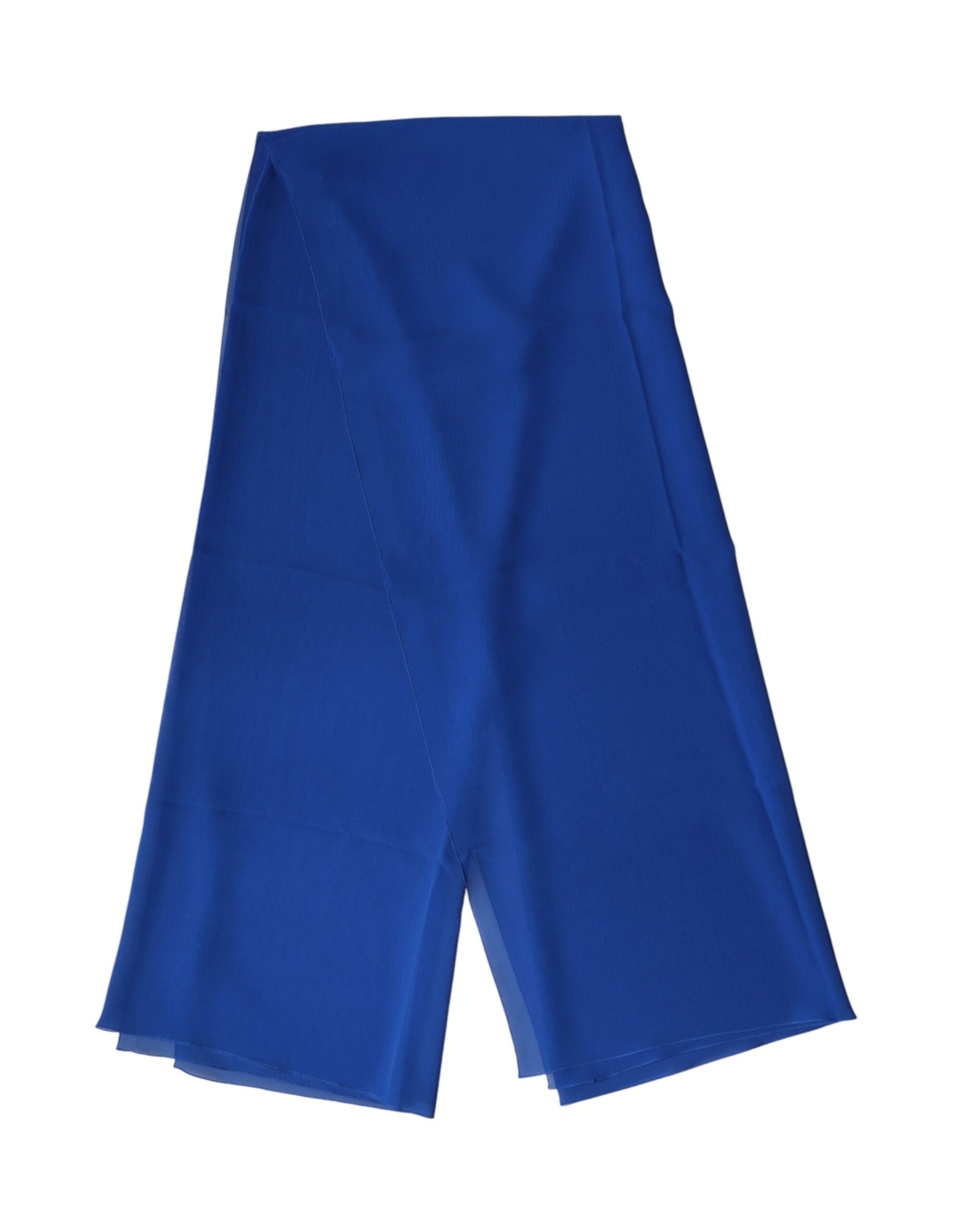 Dolce & Gabbana Blue Silk Stole Neck Wrap Shawl Men  Scarf | Regal Royce