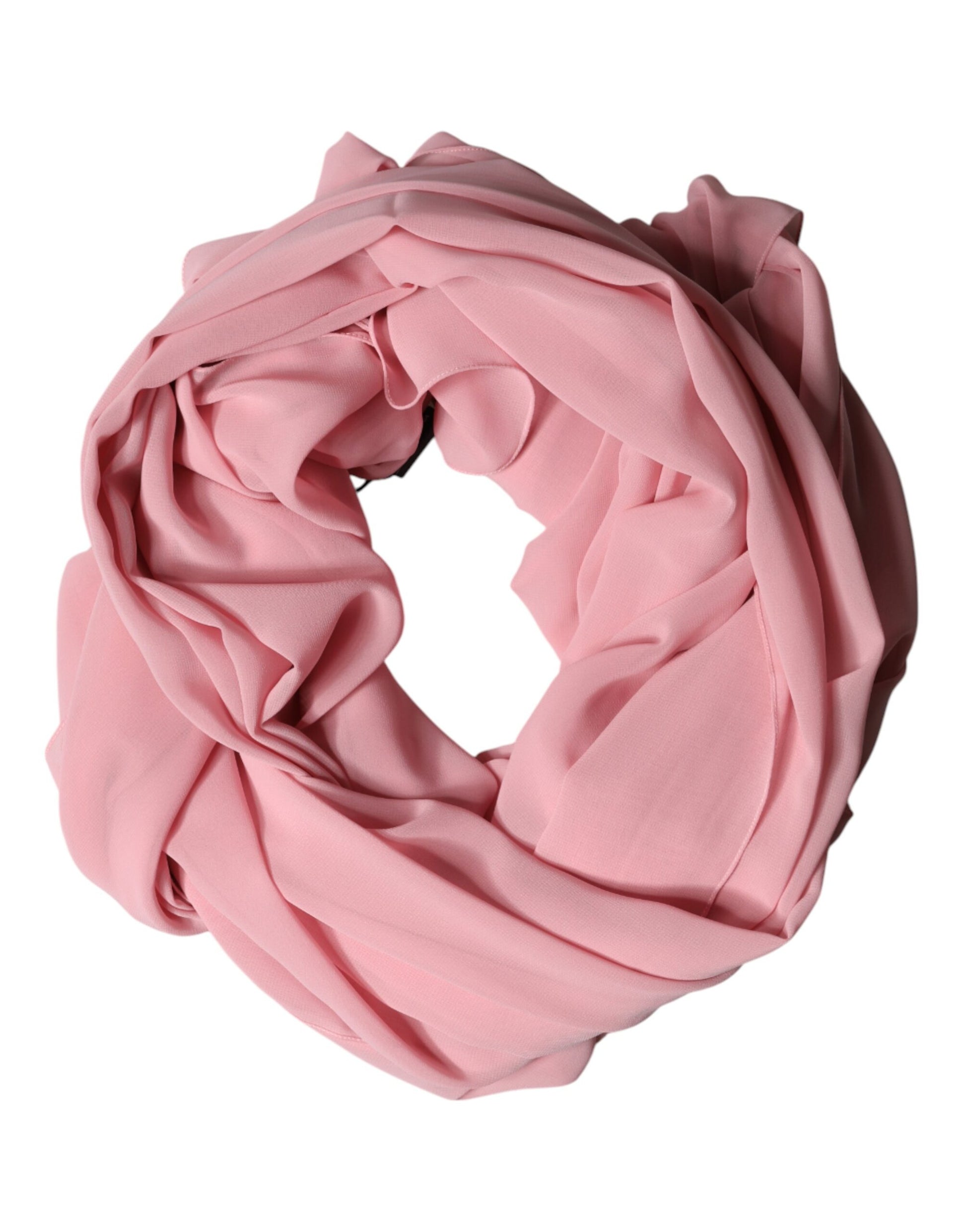 Dolce & Gabbana Pink Silk Stole Neck Wrap Shawl Men  Scarf | Regal Royce