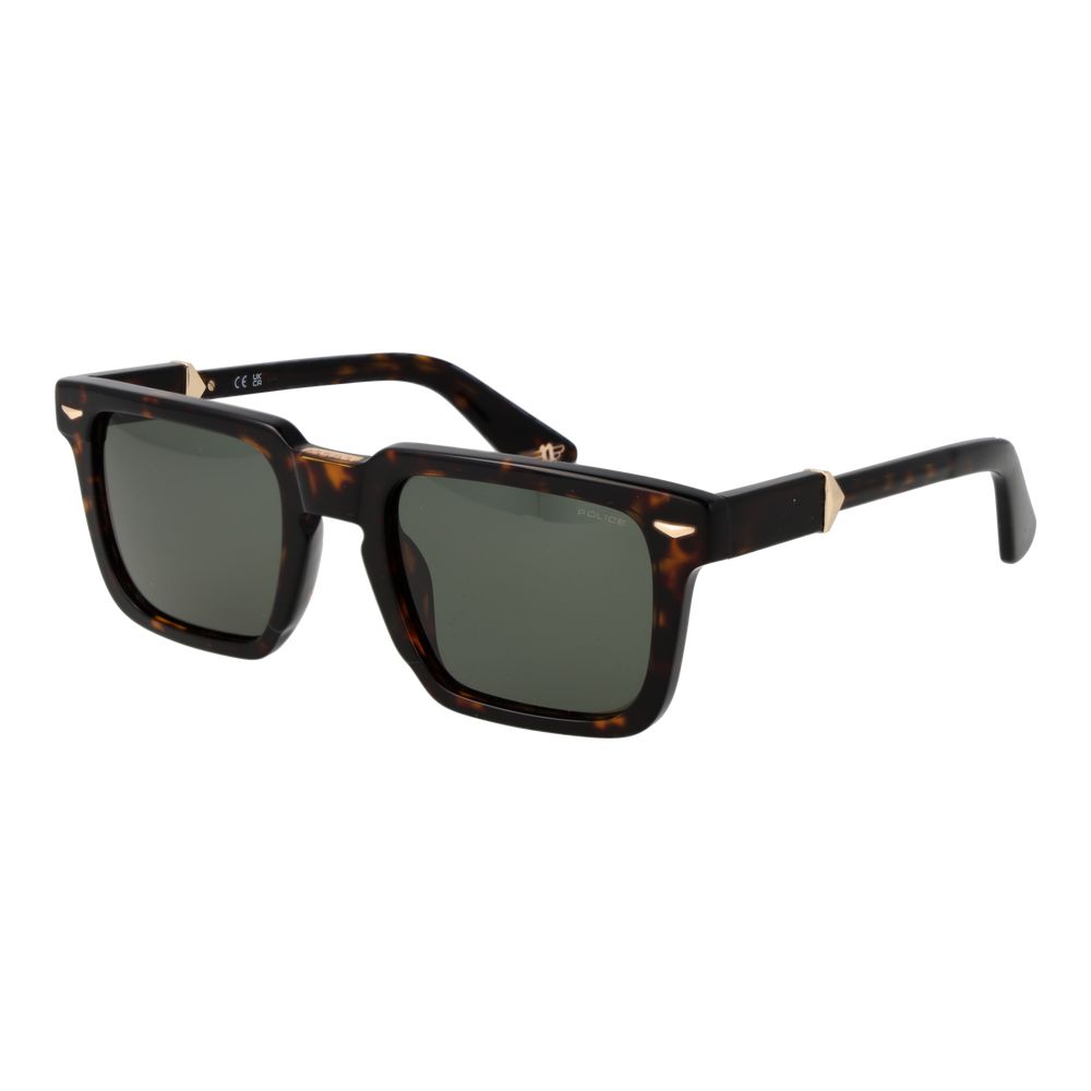 Police Brown Cellulose Acetate Sunglasses | Regal Royce