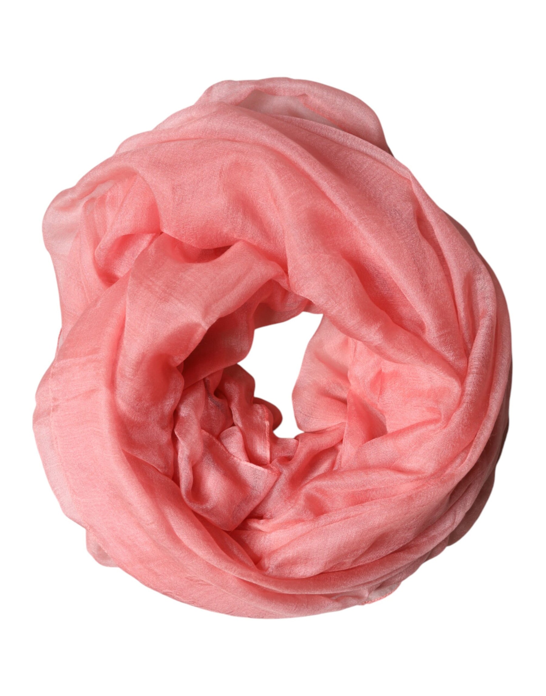 Dolce & Gabbana Light Pink Stole Neck Wrap Shawl  Scarf | Regal Royce