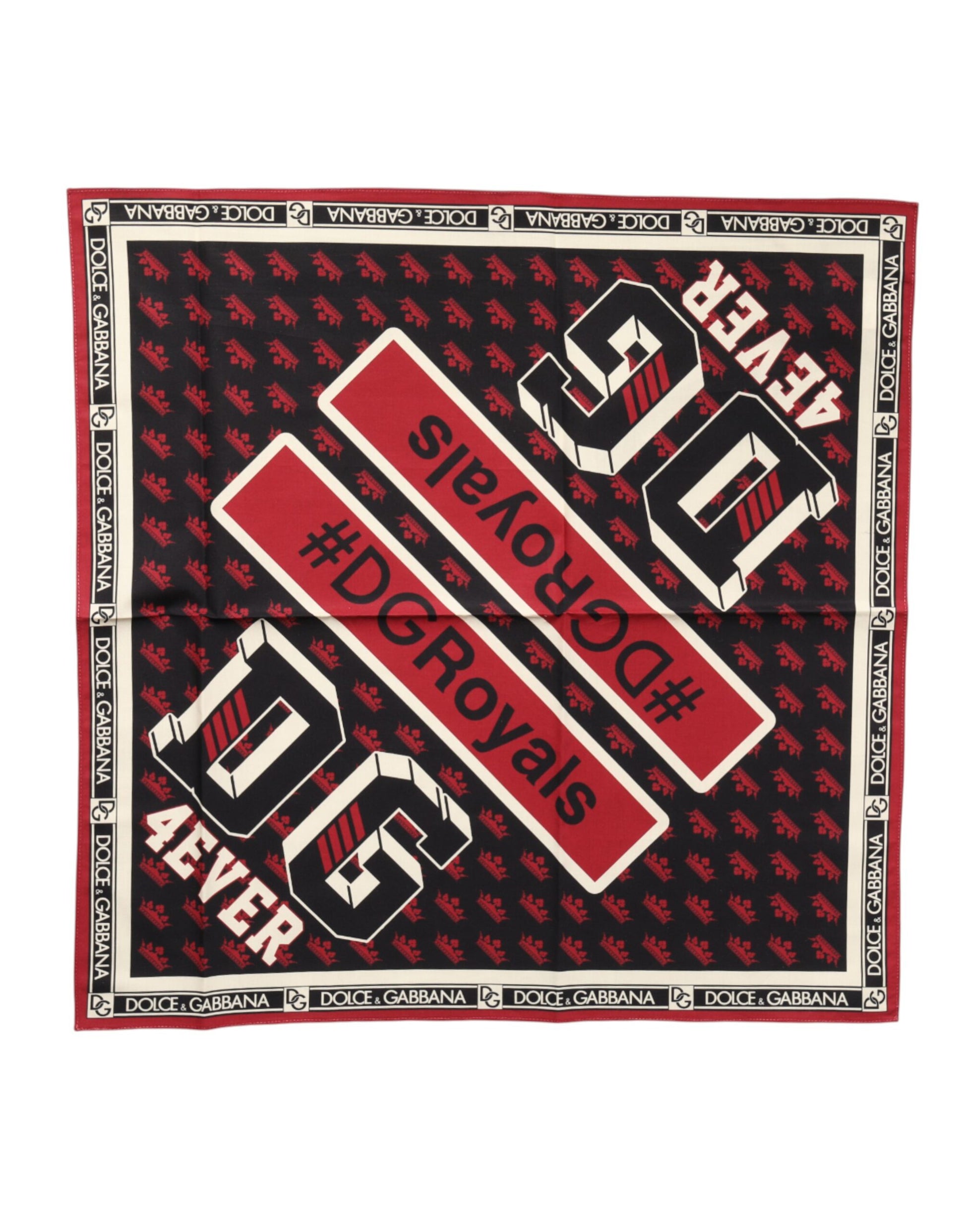 Dolce & Gabbana Multicolor #DGRoyals Square Foulard 50cm x 49.5cm Scarf | Regal Royce