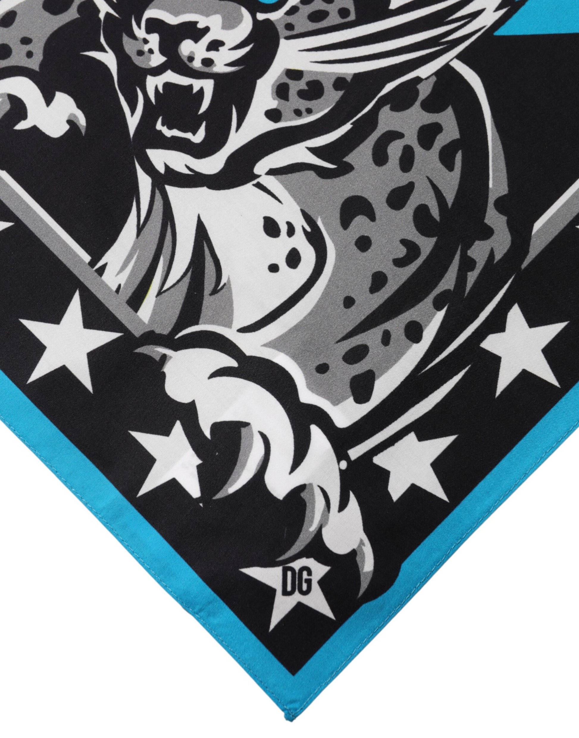 Dolce & Gabbana Multicolor DG Royals Square Foulard 51.5cm x 51cm Scarf | Regal Royce