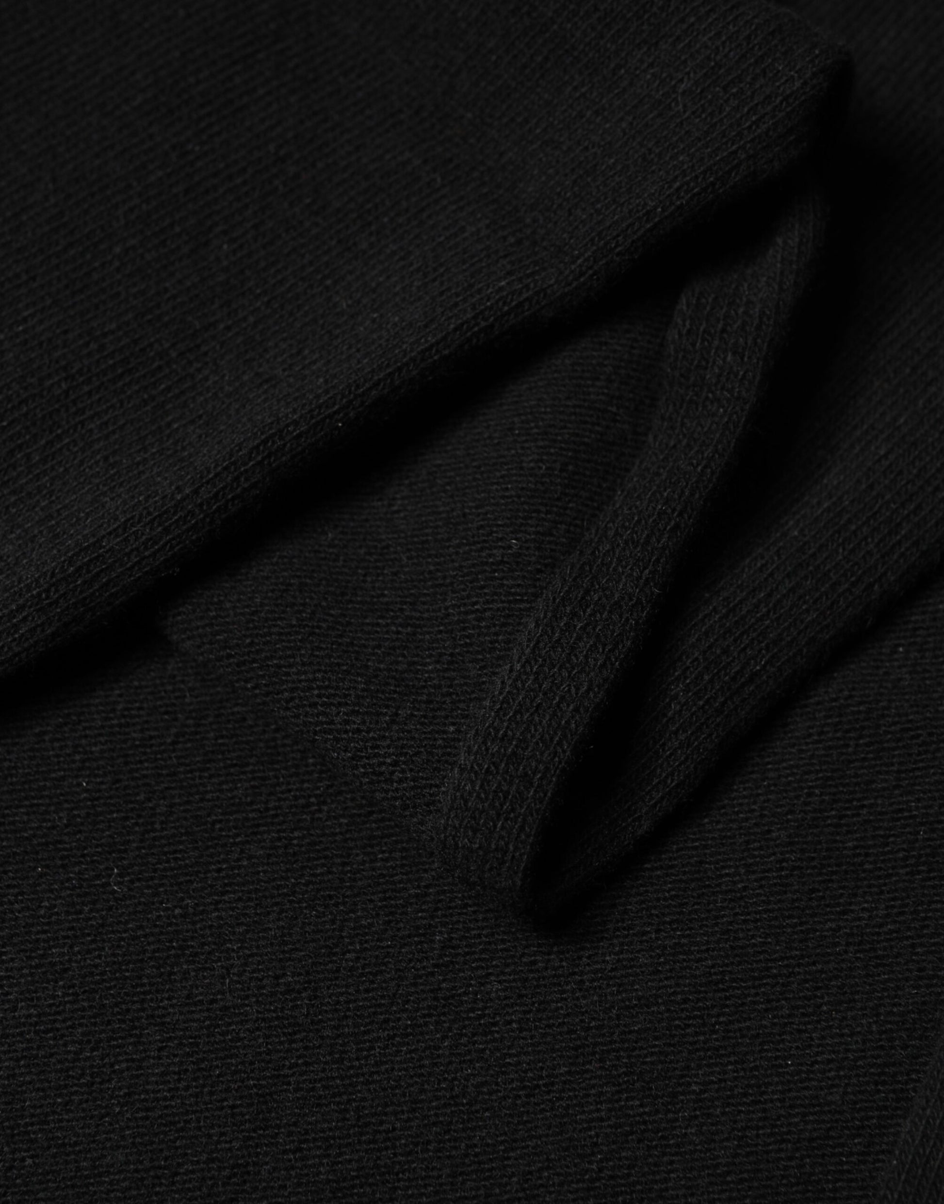 Dolce & Gabbana Black Wool Knit Neck Wrap Shawl Men Scarf | Regal Royce