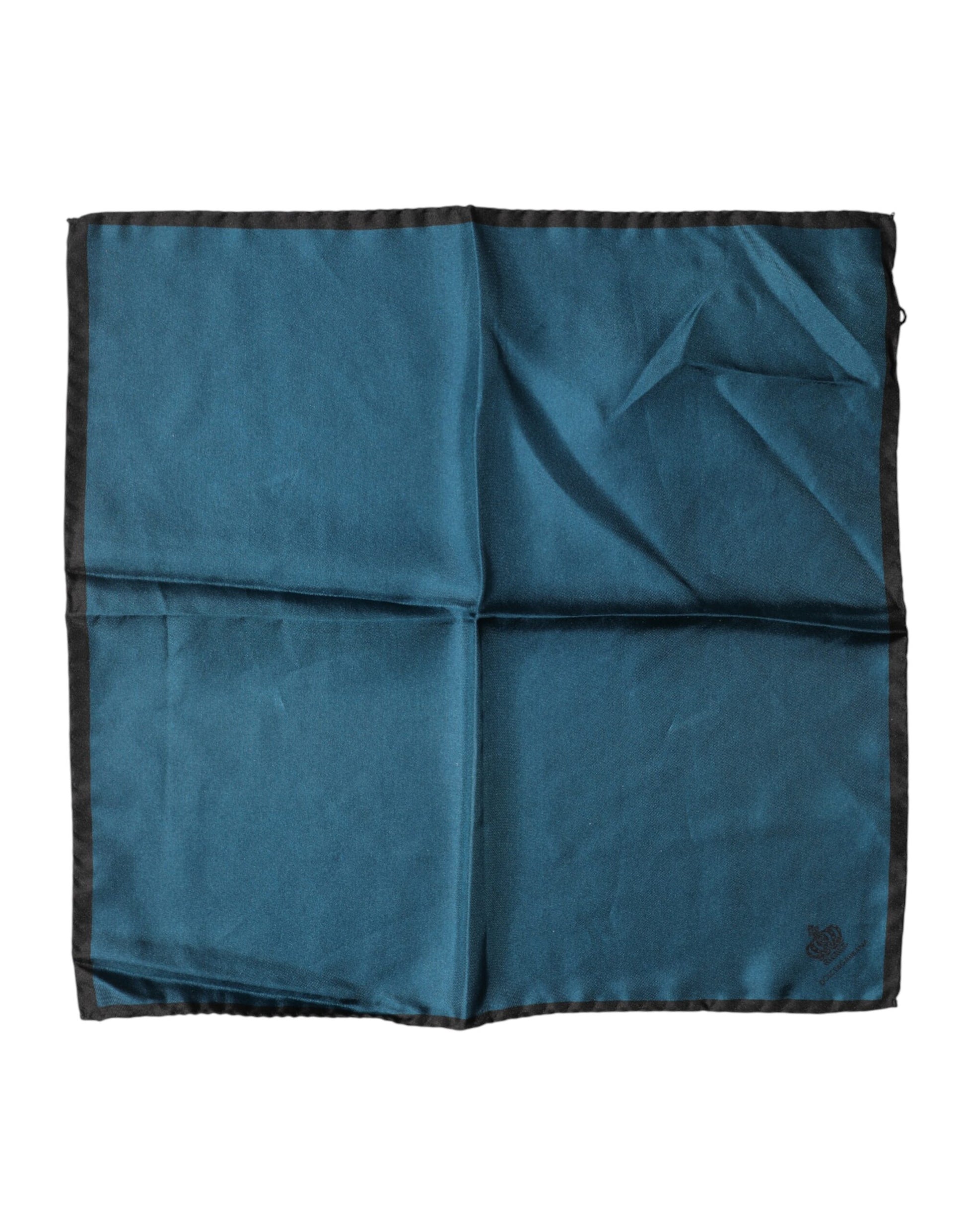 Dolce & Gabbana Blue Silk Square Pocket Handkerchief Scarf | Regal Royce