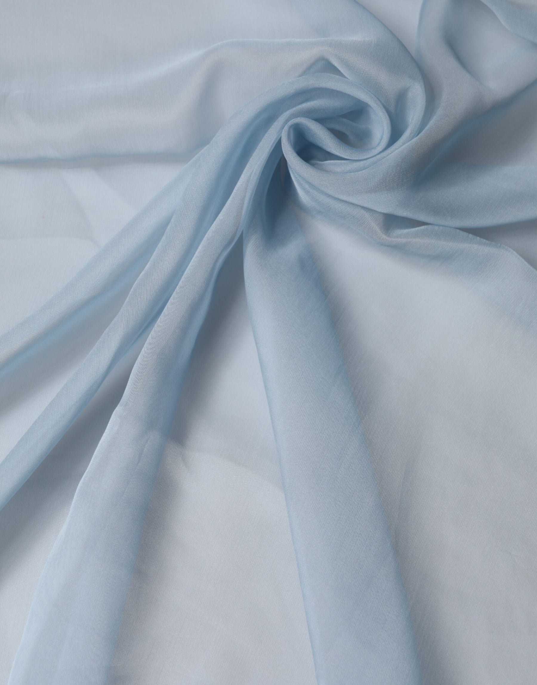 Dolce & Gabbana Light Blue Silk Stole Neck Wrap Shawl 200cm x 130cm Scarf | Regal Royce