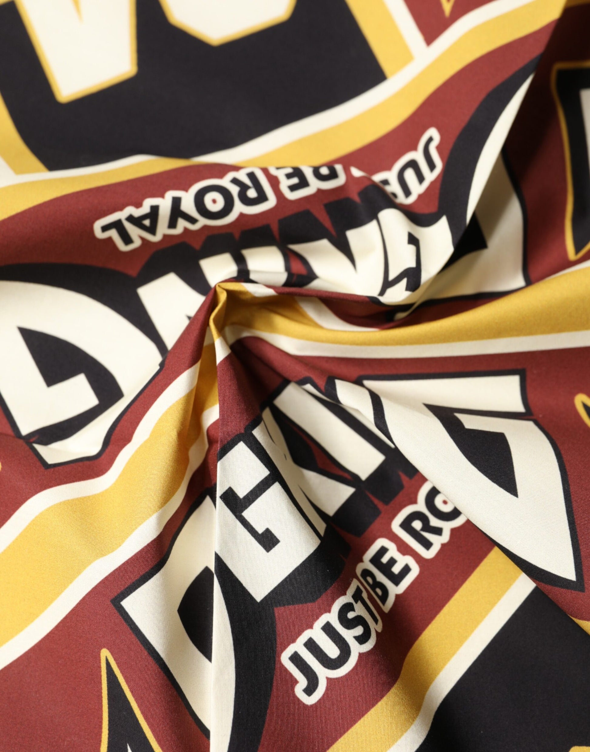 Dolce & Gabbana Multicolor DG King Square Foulard Men 50.5cm x 50cm Scarf | Regal Royce