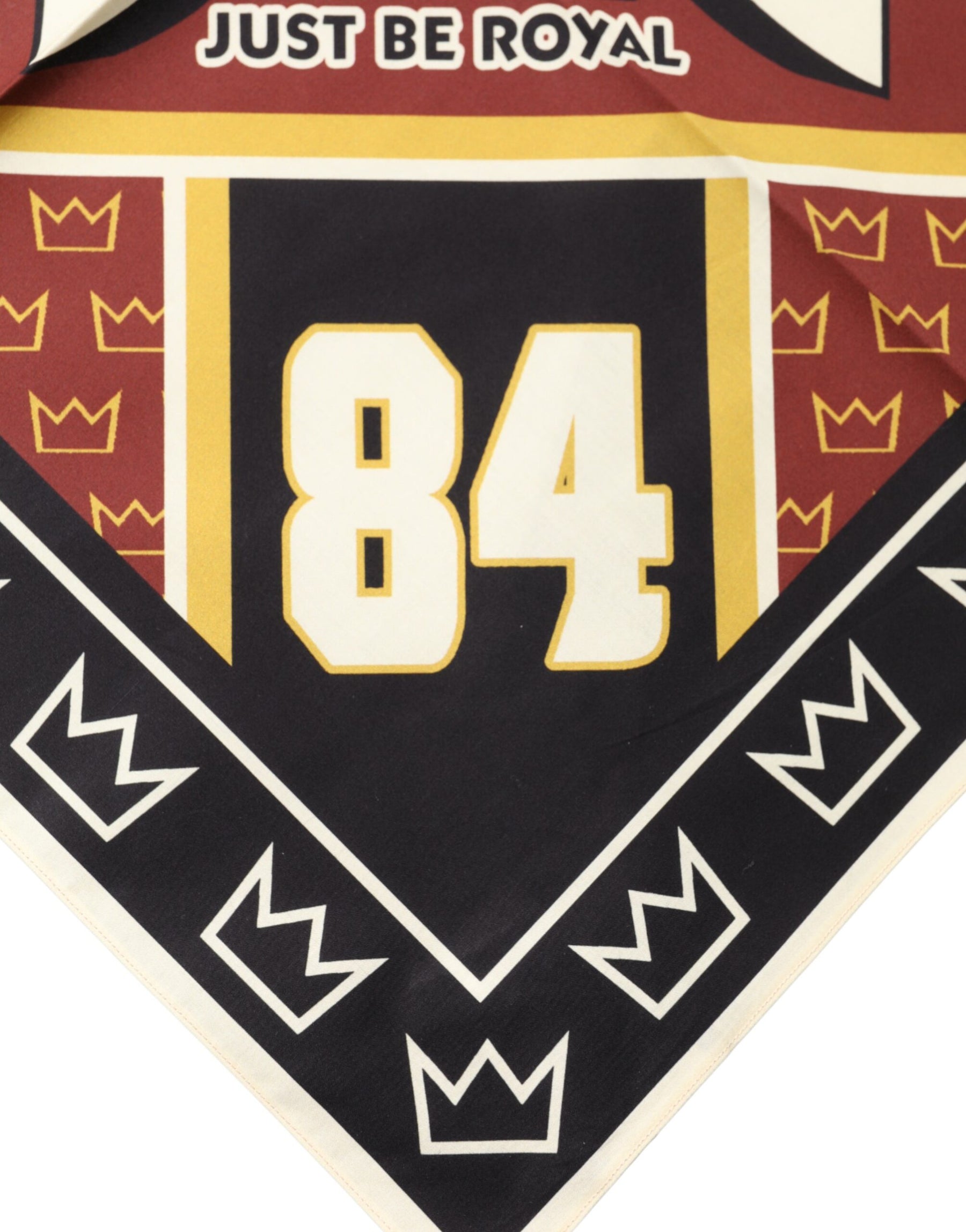 Dolce & Gabbana Multicolor DG King Square Foulard Men 50.5cm x 50cm Scarf | Regal Royce