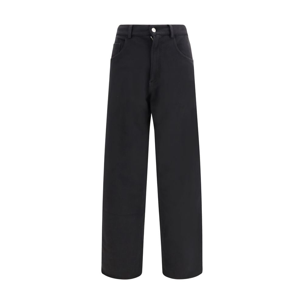 MM6 Black Cotton Athletic Pants | Regal Royce
