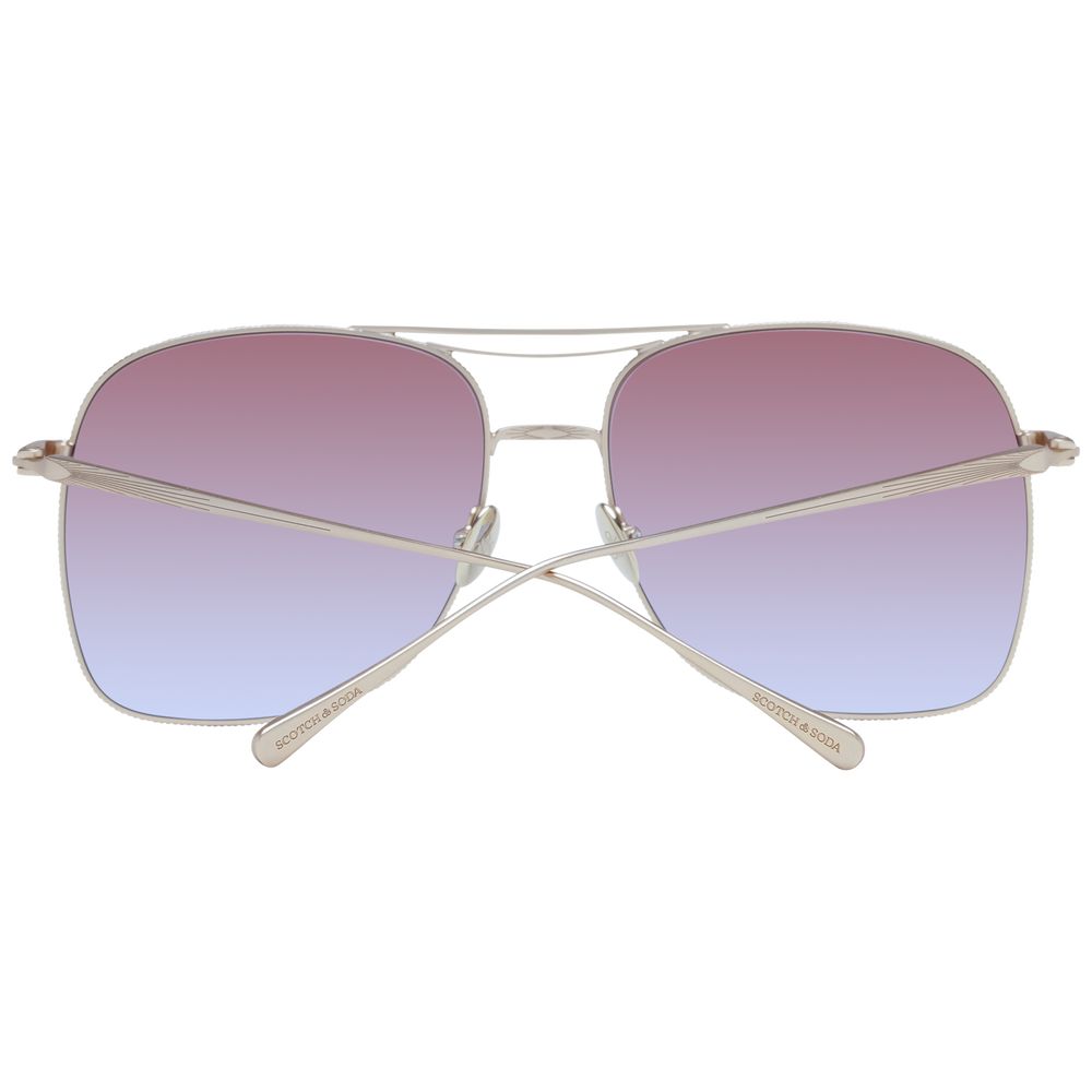 Scotch & Soda Gold Stainless Steel Sunglasses | Regal Royce