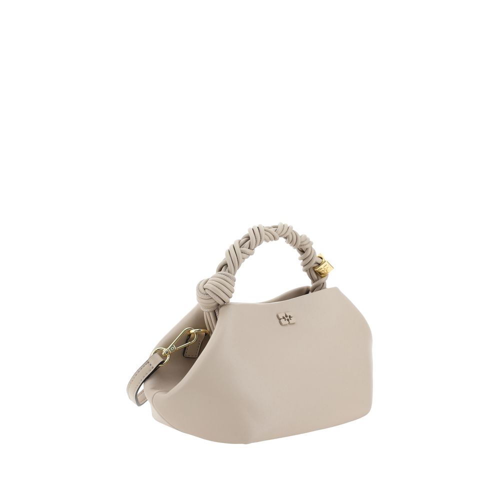 Ganni White Calf Leather Bos Taurus Handbag | Regal Royce