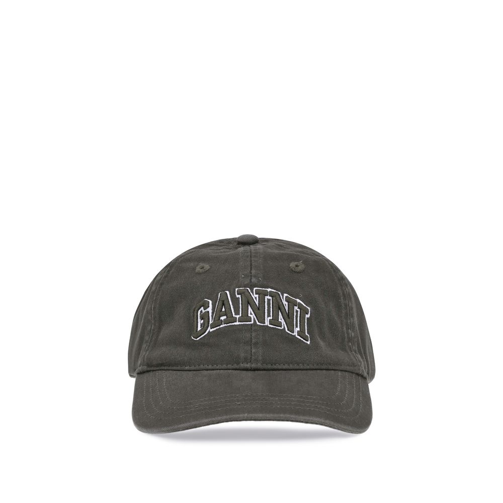 Ganni Bicolor Cotton Cap (Baseball Hat) | Regal Royce