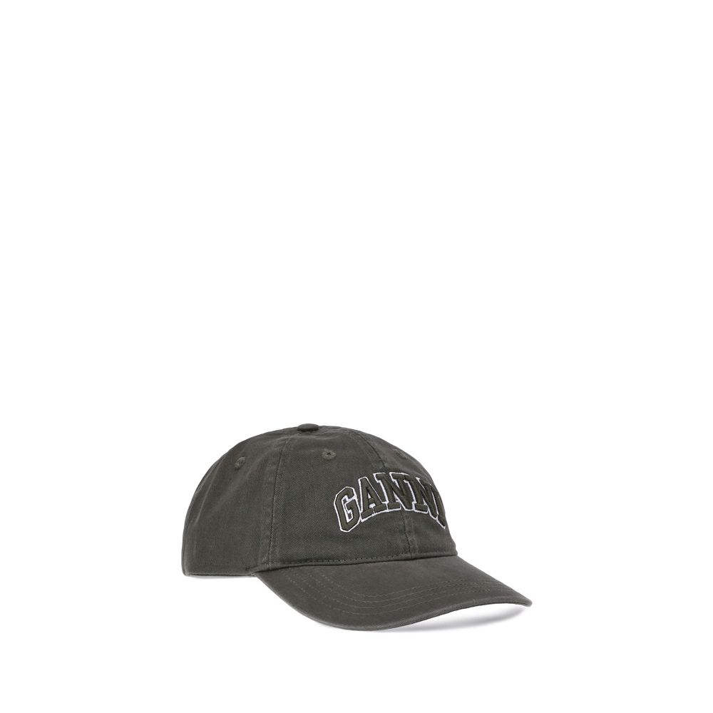 Ganni Bicolor Cotton Cap (Baseball Hat) | Regal Royce