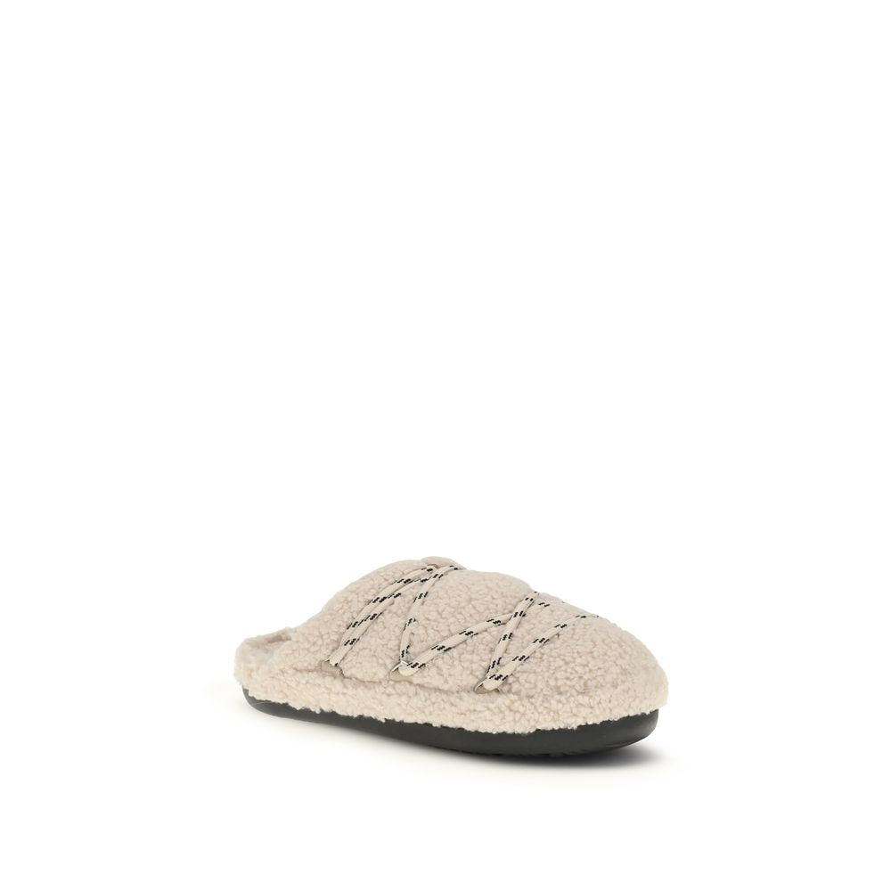 Moon Boot Beige Polyamide Flats | Regal Royce