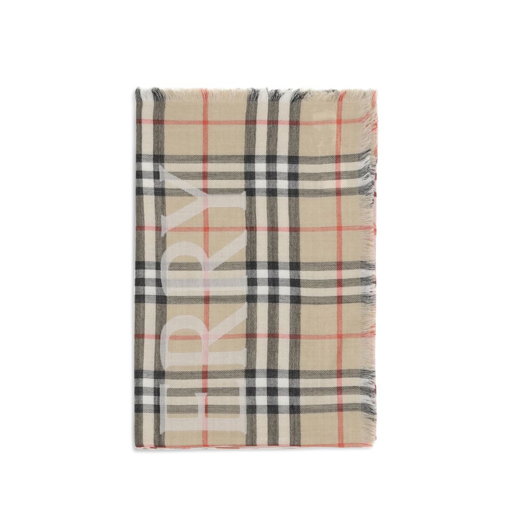Burberry Beige Wool Scarf | Regal Royce