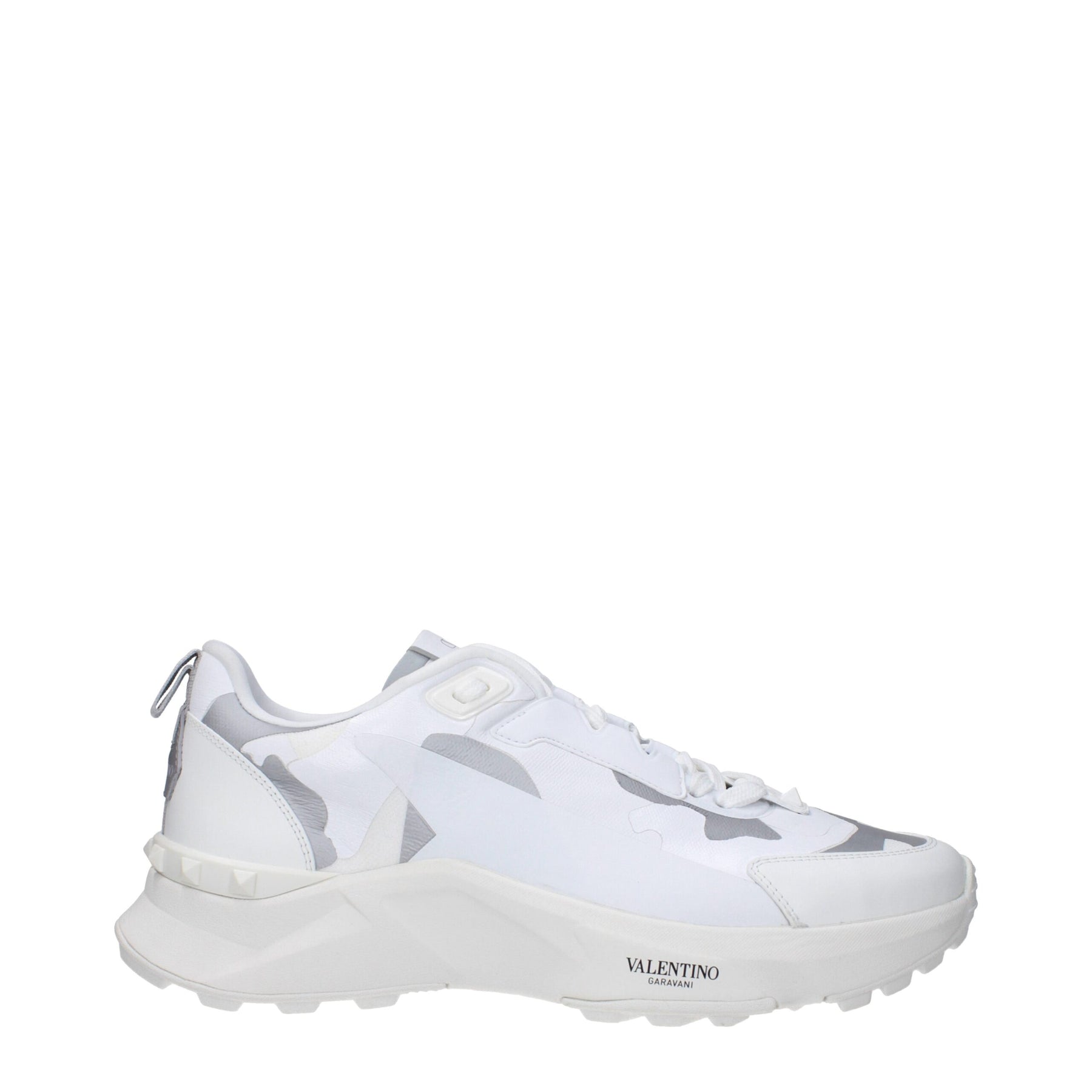 Valentino Garavani White Fabric Athletic Sneakers | Regal Royce