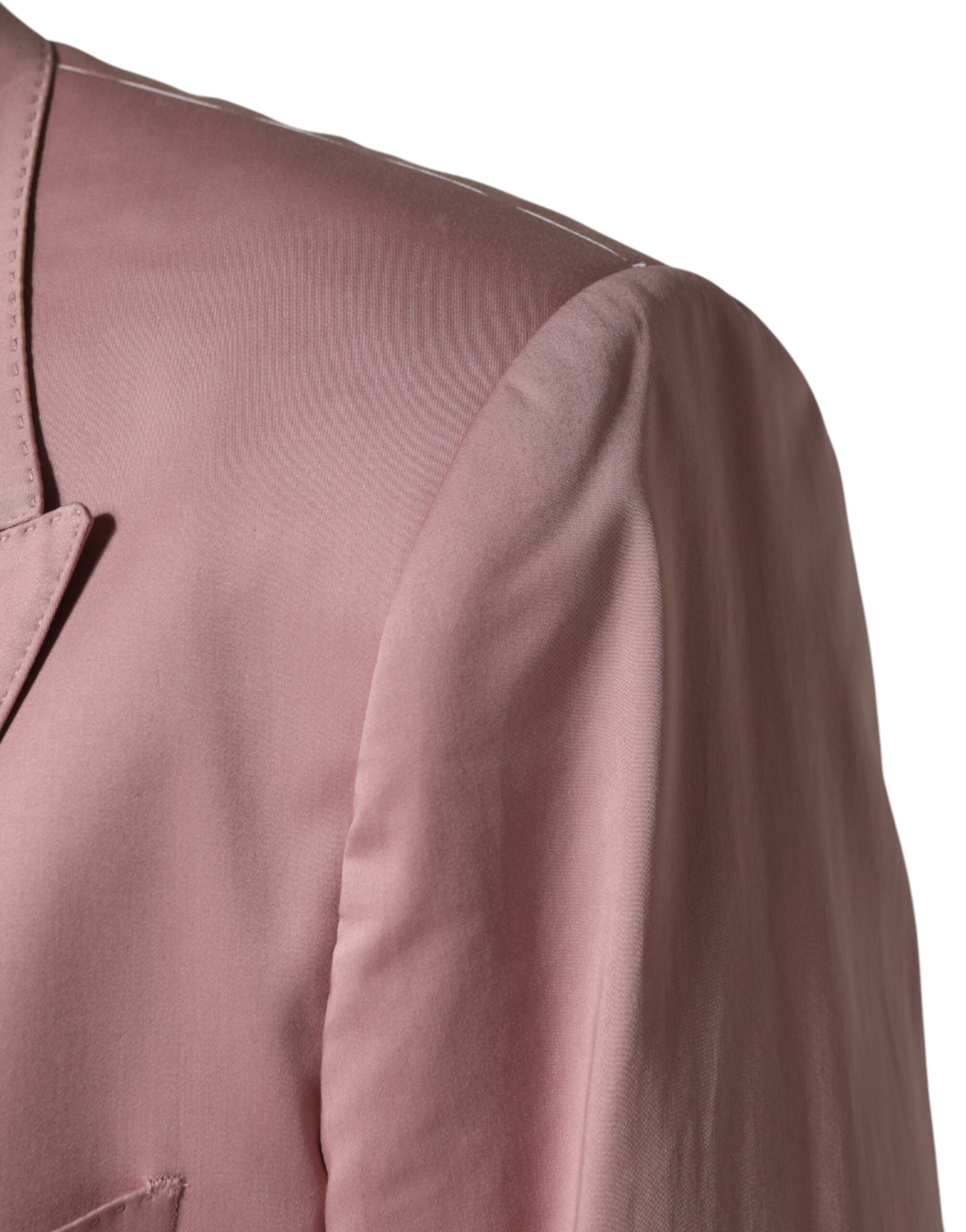 Dolce & Gabbana Pink Cotton Single Breasted 3 Piece Suit | Regal Royce