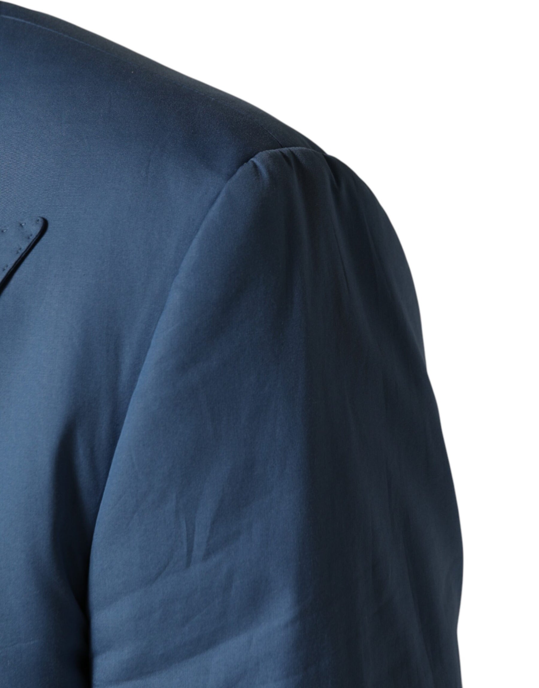 Dolce & Gabbana Blue Cotton Double Breasted 2 Piece  Suit | Regal Royce