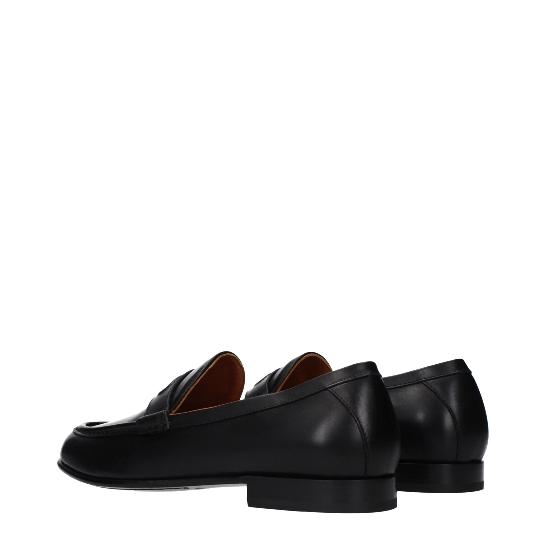 Valentino Garavani Black Leather Slip-On Loafers | Regal Royce