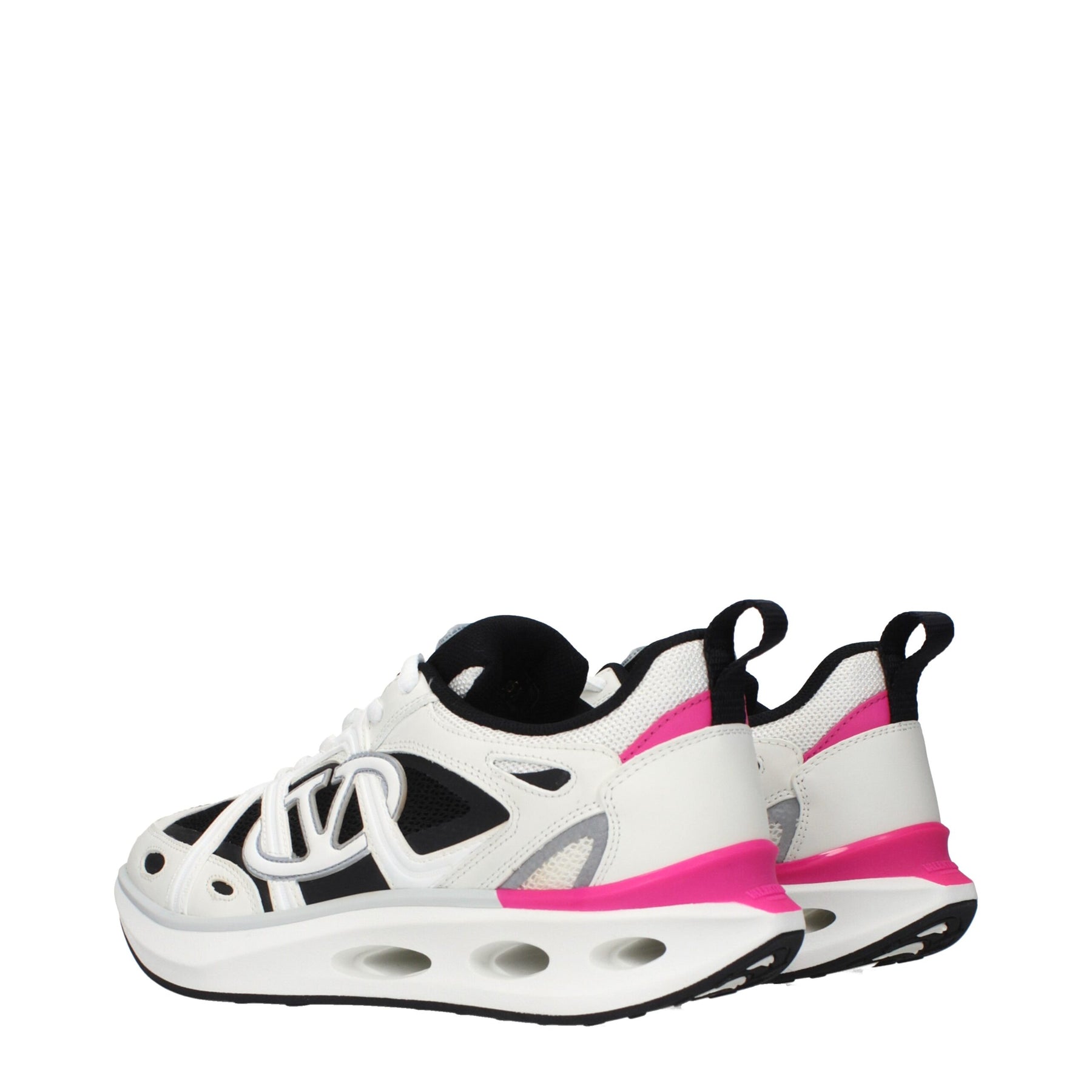 Valentino Garavani White Fabric Athletic Sneakers | Regal Royce