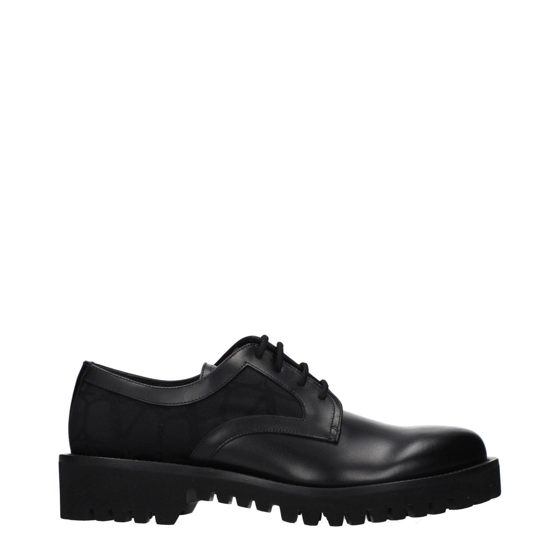 Valentino Garavani Black Leather Oxfords And Derbies | Regal Royce