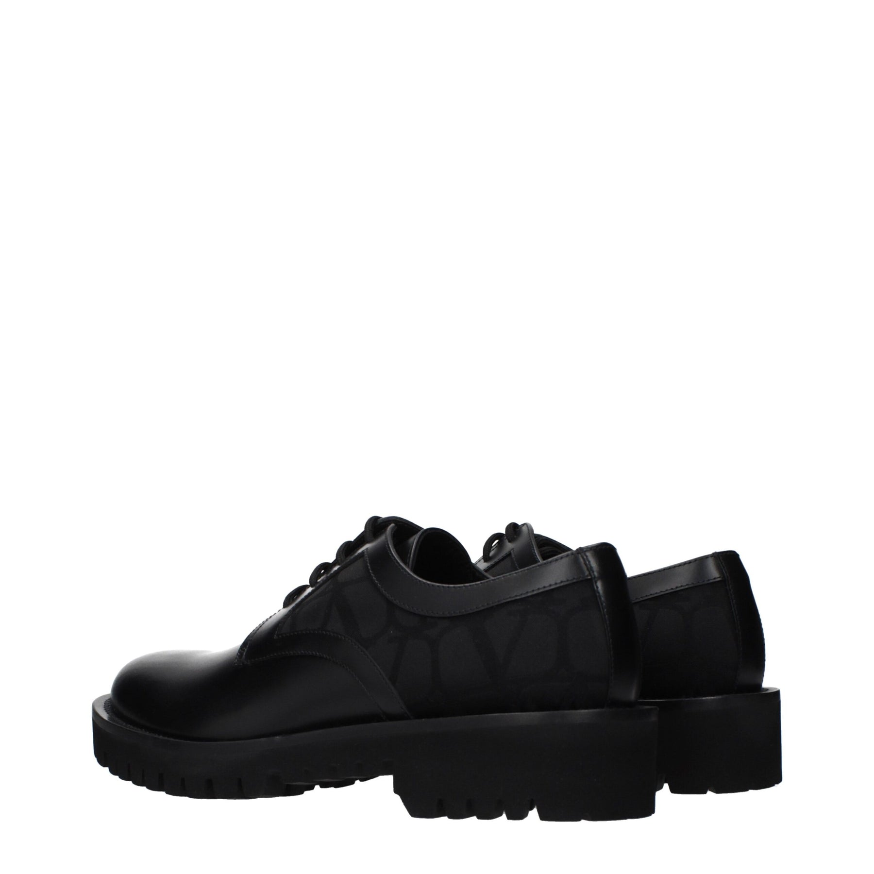 Valentino Garavani Black Leather Oxfords And Derbies | Regal Royce