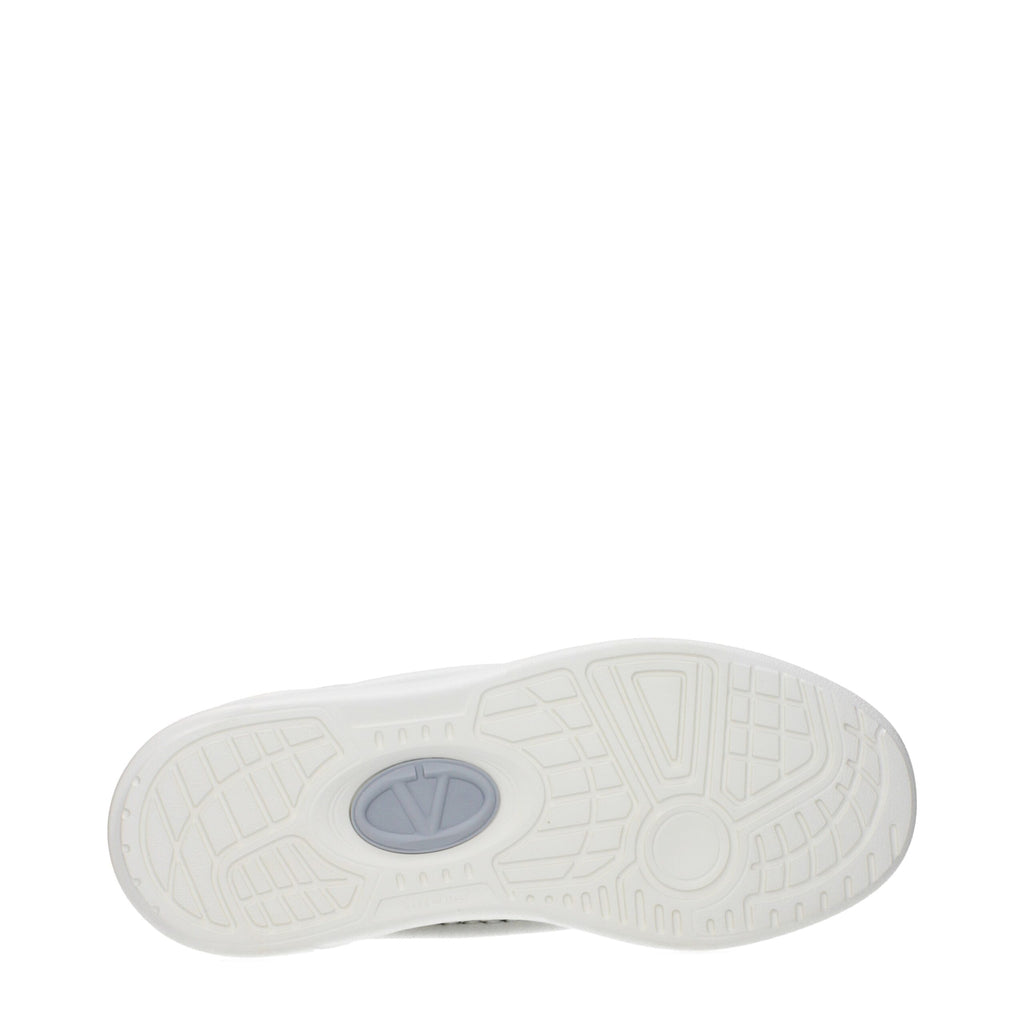 Valentino Garavani White Leather Low Top Sneakers