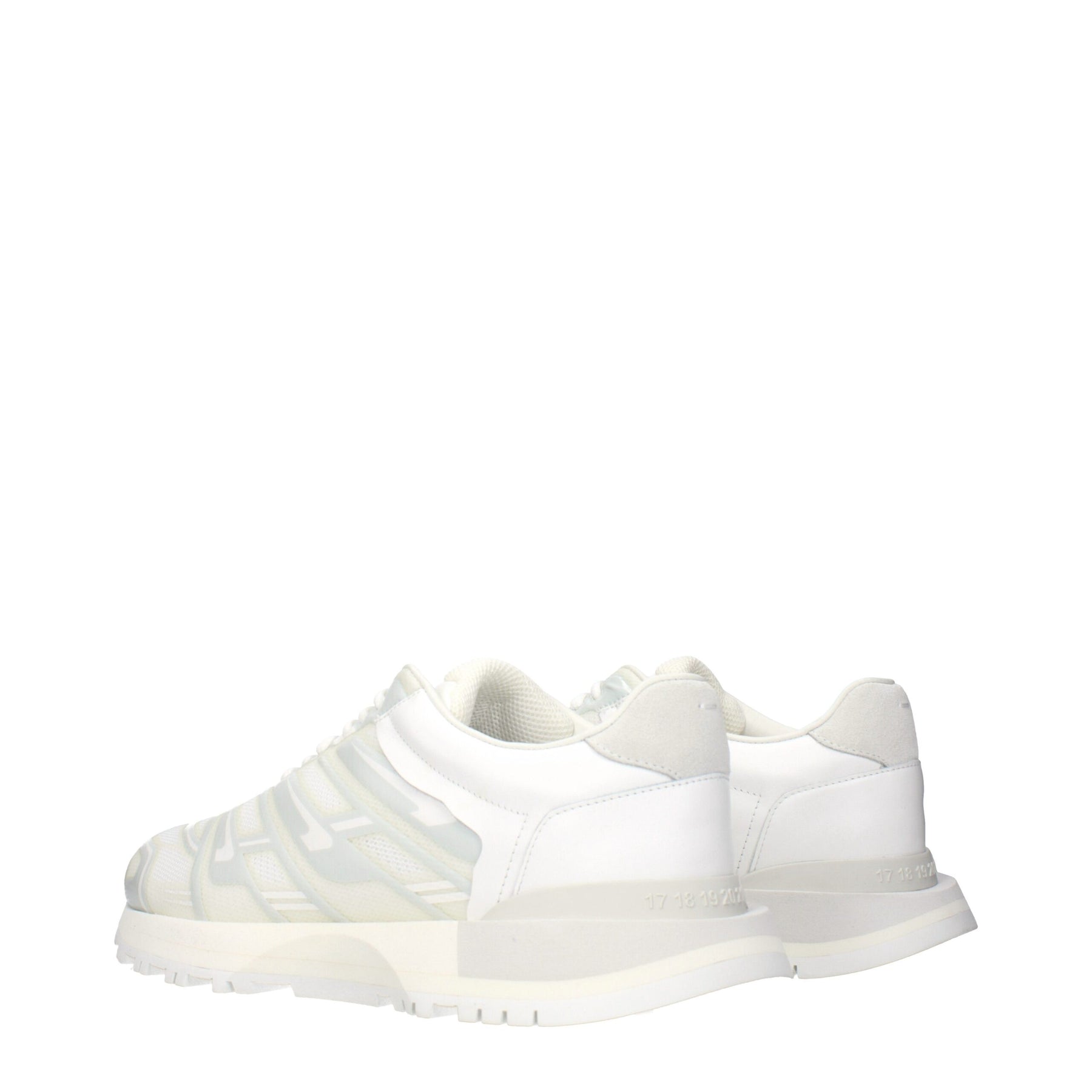 Maison Margiela White Fabric Athletic Sneakers | Regal Royce